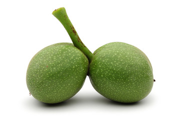 Two Green Walnuts