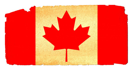 Grungy Flag - Canada