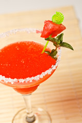 Watermelon martini drink