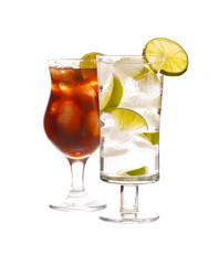 Vodka and cola drink