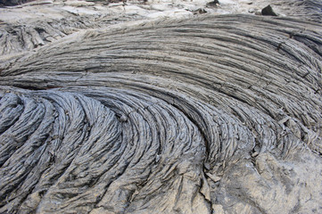 Lava rock formation in Hawaii.