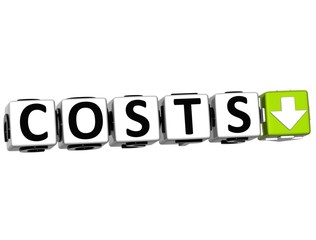 3D Costs Button Click Here Block Text