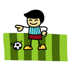 Football player Cartoon