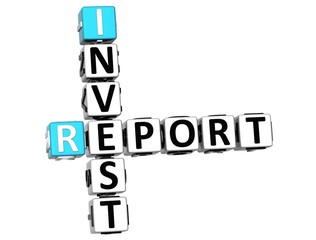 3D Invest Report Crossword