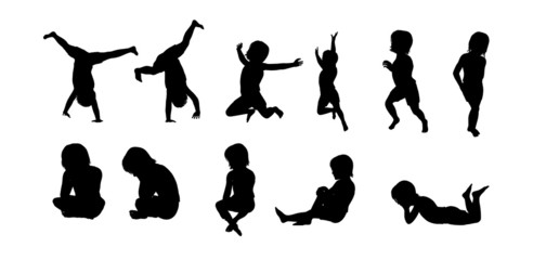 Silhouette Children