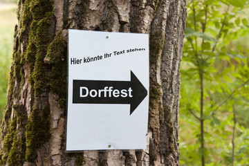 Werbung für Ihr Fest