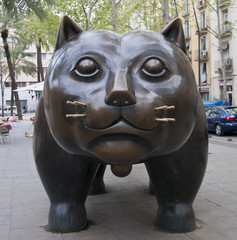 Katze, Raval, Barcelona, Spanien