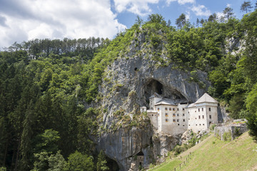 Fototapeta na wymiar A photo of the Predjama Castle in Slovenia
