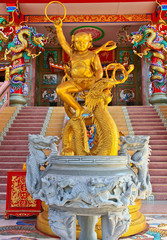 Naja statue of Chinese temple