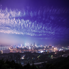 Obraz premium night scene of Chongqing