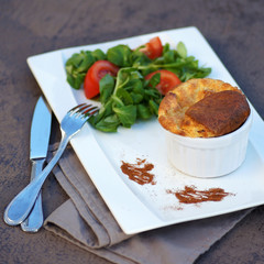 soufflé au fromage et jambon 4