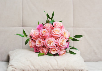 Beautiful wedding flowers bouquet