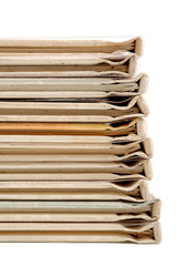 stack of vintage books