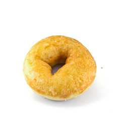 sugary donut isolated on a white background