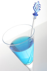 Blue cocktail