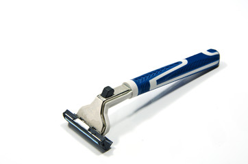 shaving razor isolated on a white background