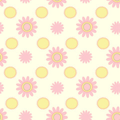 skin tones floral pattern