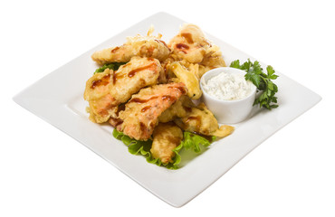 Salmon Tempura , Japanese Food