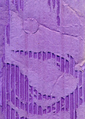 corrugated and aged package paper background