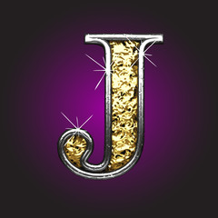 Vector golden figure