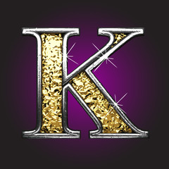 Vector golden figure