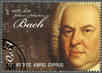 CYPRUS - 2011 : shows Johann Sebastian Bach (1685-1750)