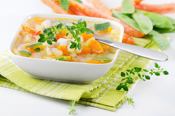 Bowl of vegetable Soup