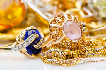 Large collection of gold jewellery