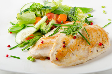 chicken fillet with vegetables
