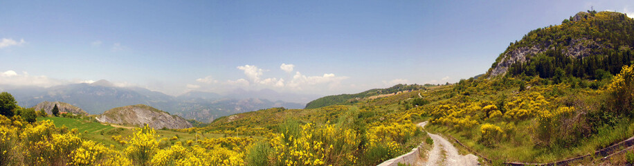 Panorama del parco del Pollino