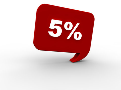 5 Prozent
