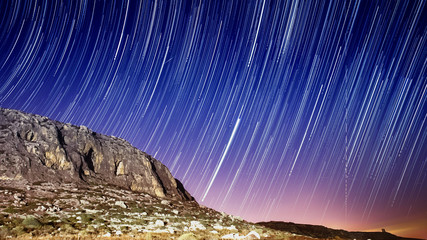 Star Trails over Lapsi Cliffs