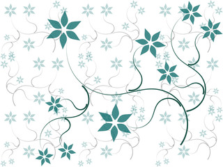 Floral fabric design