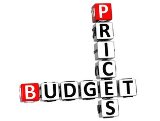 3D Prices Budget Crossword
