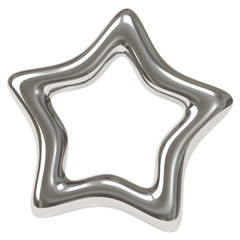 Silver star 3d