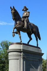 George Washington statue in Boston Common Park