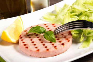 hamburger di prosciutto