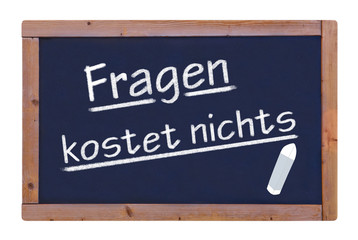 Obraz premium Fragen #120906-002
