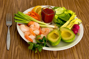Shrimp and Avocado