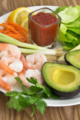 Frosty Shrimp and Avocado