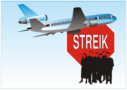 Flugstreik - Flugbegleiter