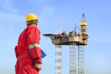 Oil rig construction - 44690670