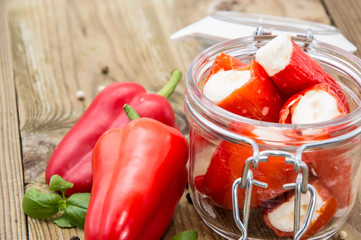 Paprika filled with Creme Cheese