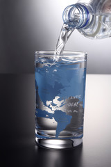 pouring