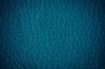 Blue leather