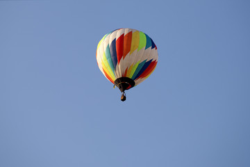 Colorful Hot Air Balloons in Flight
