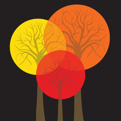 Vector of abstract  trees