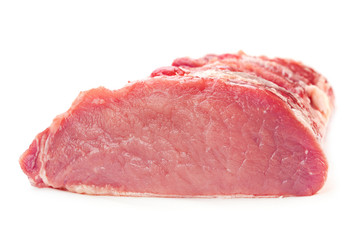 Raw pork meat