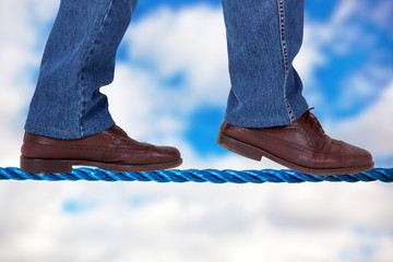Balance on the tightrope