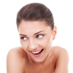 Obraz premium young woman looking away